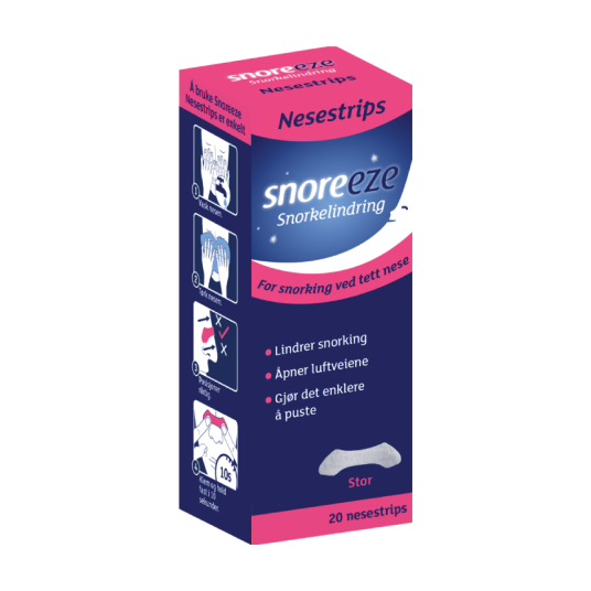 Snoreeze Nesestrips 20 stk. Snoreeze Nesestrips 20 stk.