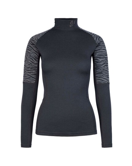Johaug  Elevate Wool Half Zip Tblck Black M