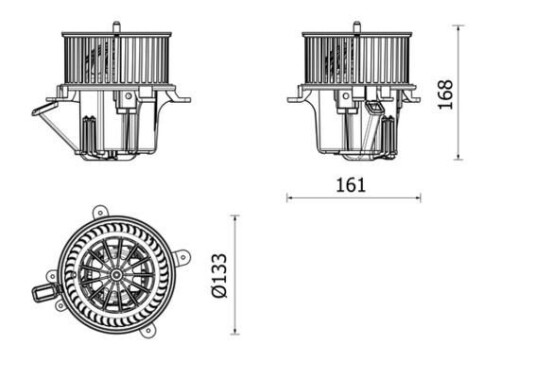 Kupévifte MAHLE ORIGINAL AB 282 000P