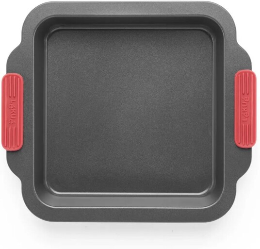 Lékué firkantet non-stick bakeform Rød