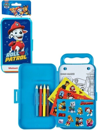 Paw Patrol Malesett I Reiseformat