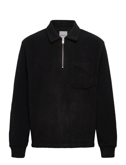Lindbergh Half Zip Fleece - Black - M