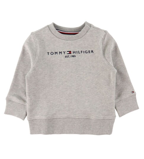 Tommy Hilfiger Collegegenser   Essential   Organic   Grå Melert   Tommy Hilfiger   1 år (80)   Collegegenser