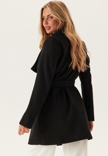 Vicooley Collar Belt Coat Vicooley Collar Belt Coat
