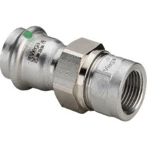 Viega sanpress inox adapter union 22 x 3/4 437503