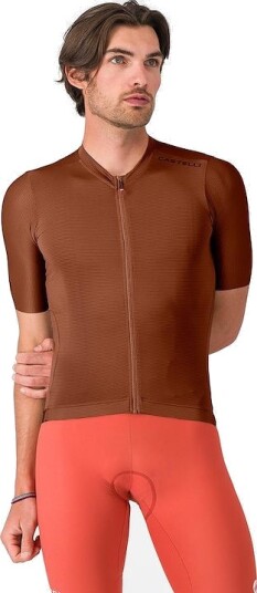 Castelli Espresso 2 sykkeltrøye korte ermer deep mocha herre