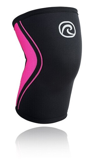 RX Knee Sleeve, 5mm, Black/Pink