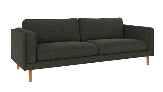 Rowico Home Braden 3 seters sofa Grønn Alice 162 Eikben