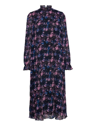 Ganni | Pleated Georgette Midi Dress | 34 Ganni | Pleated Georgette Midi Dress | 34