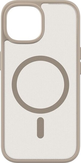 Frosted TPU-deksel iPhone 17e/16e/15/14/13 Magsafe Beige