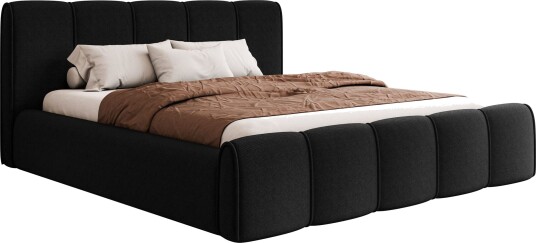 Varlinor Sengeramme 180x200 cm med Oppbevaring Svart