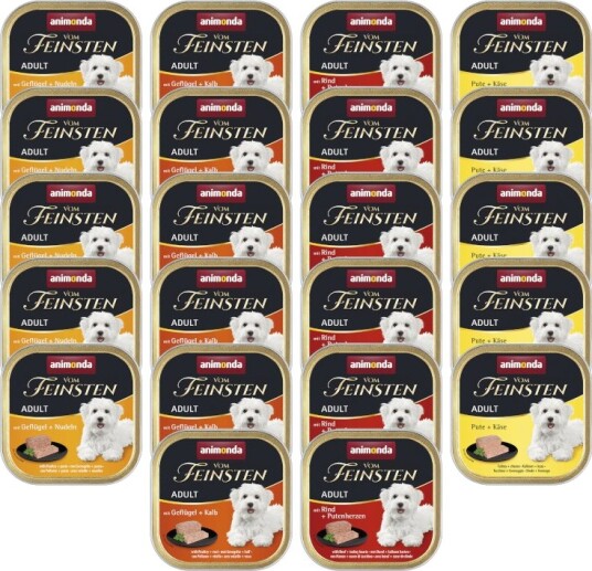 Animonda Vom Feinsten Våtfôr Adult Mix Pakke 4 Varianter 22 X 150 G Animonda Vom Feinsten Våtfôr Adult Mix Pakke 4 Varianter 22 X 150 G