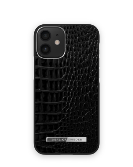 iDeal of Sweden Atelier Case New Iphone 12 Mini Neonoircroco Silvr