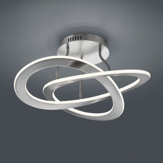 Trio Lighting Oakland taklampe - Nikkel