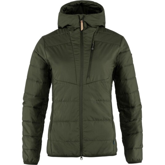 Fjellreven Keb Padded Hoodie W Deep Forest XS