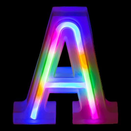 Out of the Blue LED Bokstav Neon - Bokstav A