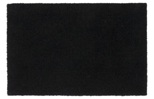 tica copenhagen Unicolor dørmatte Black, 40 x 60 cm tica copenhagen Unicolor dørmatte Black, 40 x 60 cm
