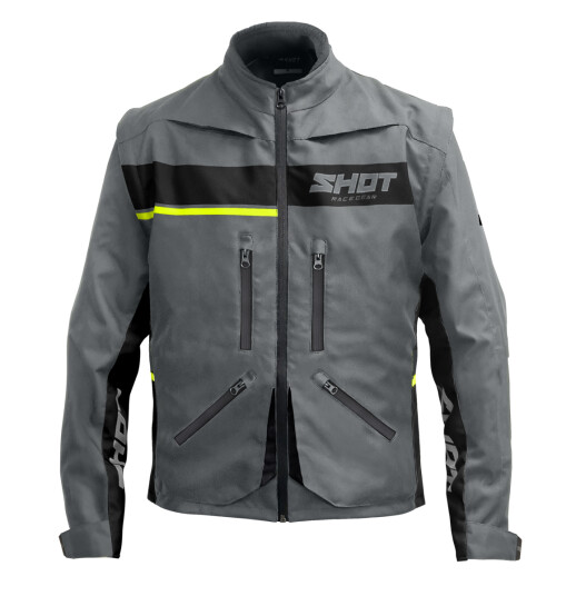 Shot Race Gear Endurojakke Shot Contact Assault 2.0 Grå-Neongul