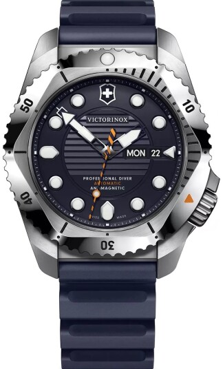 Victorinox Herreklokke 241995 Dive Pro Blå/Gummi Ø43 mm Victorinox Herreklokke 241995 Dive Pro Blå/Gummi Ø43 mm
