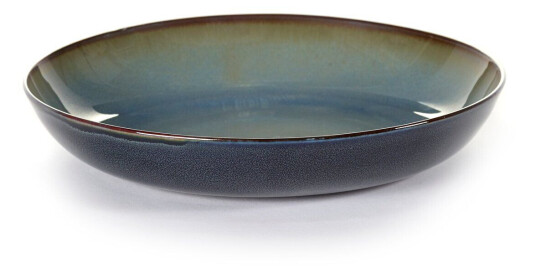 Serax Terres de Rêves pastatallerken 23,5 cm Blue grey-dark blue