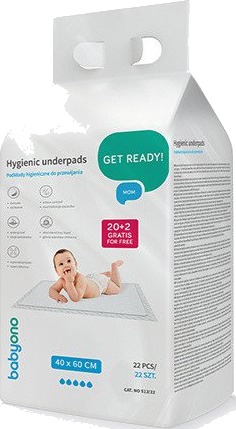 Babyono Stelleunderlag 22 Stk 40X60 513/22