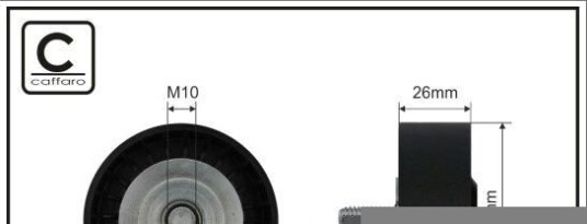 Løpehjul vifterem CAFFARO 422 137