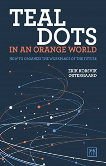 Teal Dots In An Orange World Av Erik Korsvik Ostergaard
