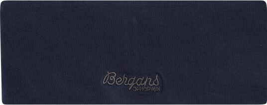 Bergans Of Norway Cotton Headband Junior Navy Blue/Solid Dark Grey OS
