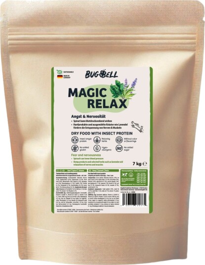 Bugbell Tørrfôr Magic Relax Sparepakke 4 X 7 kg Bugbell Tørrfôr Magic Relax Sparepakke 4 X 7 kg