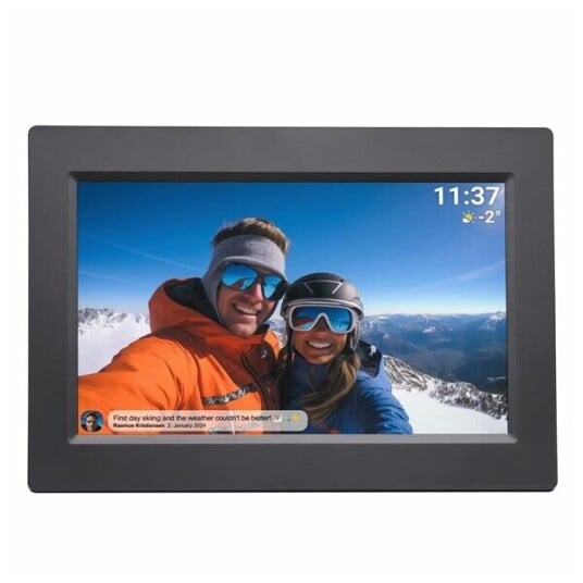 Denver PFF-1015 10,1" Digital fotoramme med Wi-Fi og 16 GB Minne - Svart