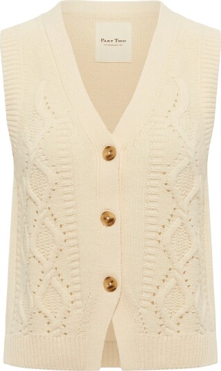 Part Two Christinpw Waistcoat Grey XL