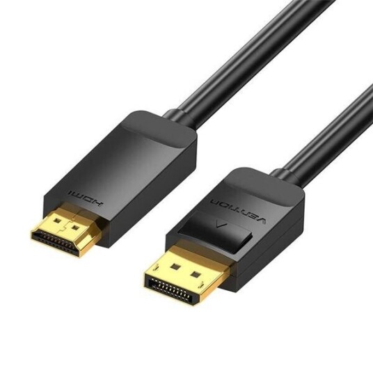 Vention Displayport 1.2 Til HDMI 1.4 kabel Vention Hagbh 2 M 4K 30 Hz (svart)