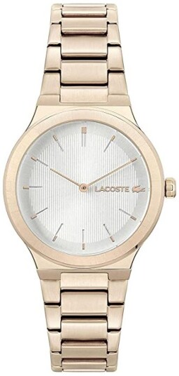 Lacoste Dameklokke 2001180 Chelsea Sølvfarget/Rose gulltonet stål Lacoste Dameklokke 2001180 Chelsea Sølvfarget/Rose gulltonet stål