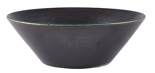 Cinder Black Konisk Skål 19,5cm - Terra