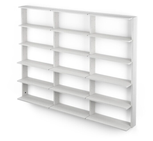 Massproductions Gridlock – T3-A9-9 vegghylle White stained Ash