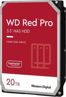 WD Red Pro 20TB 3.5" Intern Harddisk 7200 RPM SATA 6Gb/s