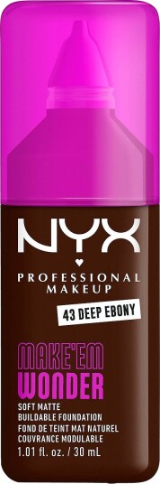 NYX Professional Makeup   Make Em Wonder Foundation 30 Ml   Brun