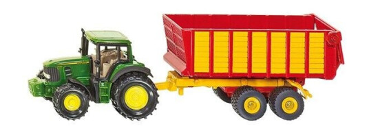 SIKU 1650 John Deere With silage trailer 1: 72