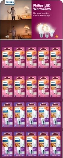 Sett Med Led Gu10 50W + E27 60W Dimbar Warmglow Sett Med Led Gu10 50W + E27 60W Dimbar Warmglow
