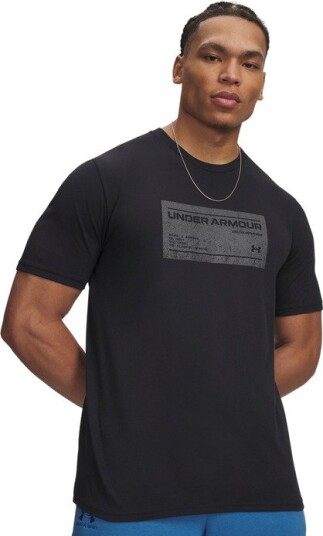Under Armour UA M Box WM Label SS Black Black X large
