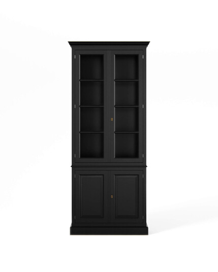 Nantucket vitrineskap modern black Nantucket vitrineskap modern black