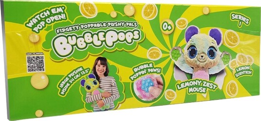 Bubble Pops Cobi Leketøysmaskot Lemony Zest Mus (Lukter Sitron)