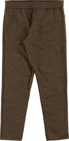 Joha Leggings Ull/Silke Mørkebrun Joha 130 Leggings Ull