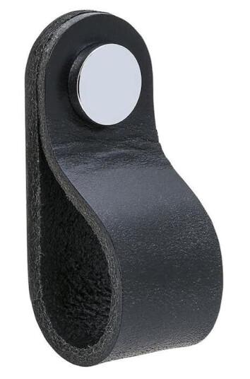 Håndtak Beslag Design Loop Round Svart Håndtak Beslag Design Loop Round Svart
