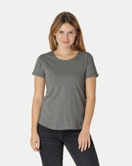 Neutral Organic - Ladies Roll Up Sleeve T-shirt Grå