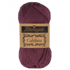 Scheepjes Cahlista Garn Unicolor 394 Shadow Purple