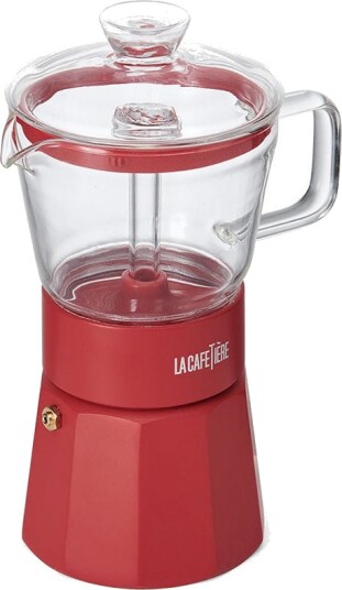 Lifetime Brands Europe Ltd La Cafetière Verona Espressokanne 6 kopper Rød Lifetime Brands Europe Ltd La Cafetière Verona Espressokanne 6 kopper Rød