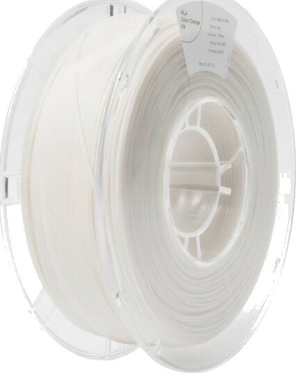 Maertz UV Color Change PLA Filament 1.75 mm 1000 g Hvit/Pink PMMA-1017-003
