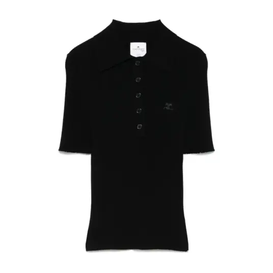 Courrèges Dame Topper Svart S Courrèges Dame Topper Svart S