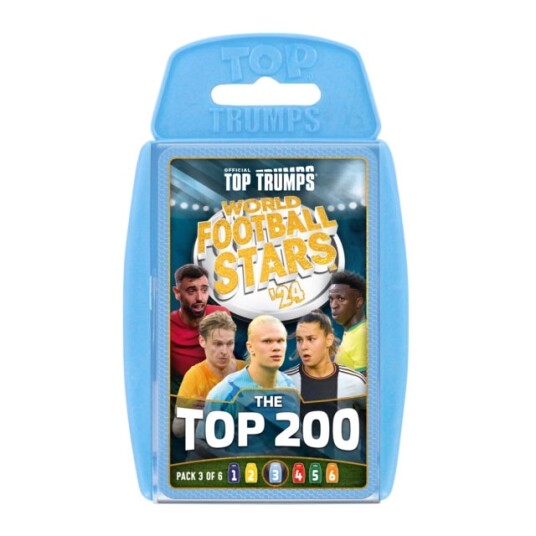 Kortspill Top Trump Football Stars 200 Pack 3